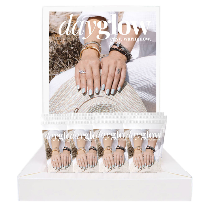 Prodejní displej krém na ruce dayglow