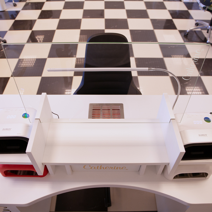 Hygienické ochranné sklo kulaté