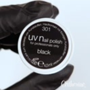 UV/LED lak na nehty černý