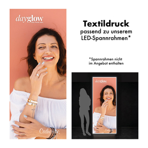 LED Lightbox Textilní tisk dayglow motiv 1