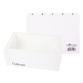 Kartonová krabice vcetne rejstríku